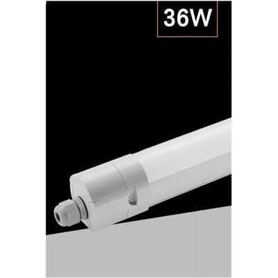 Trade Shop Lámpara de Techo LED Exterior 36W 120cm Resistente al Agua IP65 Luz Fría Trade Shop Lámpara de Techo LED Exterior 36W 120cm Resistente al Agua IP65 Luz Fría