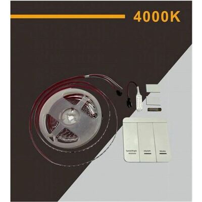 Trade Shop Tira LED 2835 - Flexible, 24V, 5m, Blanco Natural Trade Shop Tira LED 2835 - Flexible, 24V, 5m, Blanco Natural