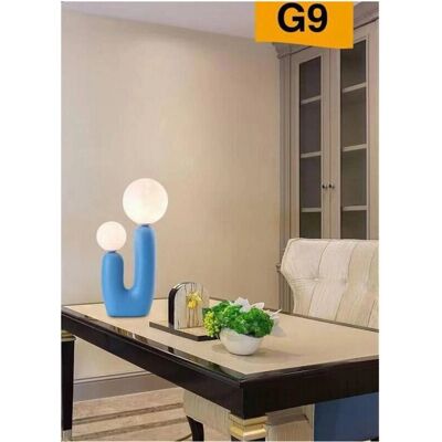 Trade Shop D14 - Lámpara de mesa LED con 2 enchufes G9 - Moderna y Minimalista Trade Shop D14 - Lámpara de mesa LED con 2 enchufes G9 - Moderna y Minimalista