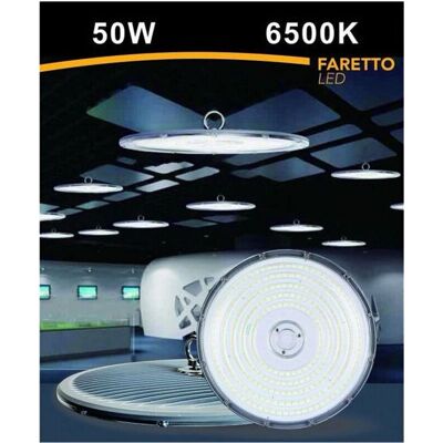 Trade Shop Faro Led Slim Industrial 50W Luz Fría - Reflector UFO Trade Shop Faro Led Slim Industrial 50W Luz Fría - Reflector UFO