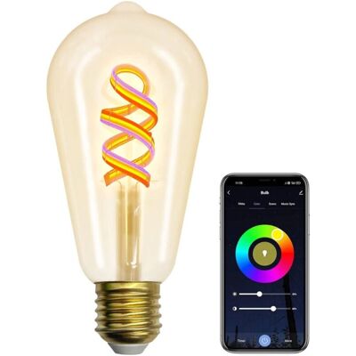 Trade Shop TRAESIO Vintage Bombilla LED Inteligente WiFi - 1800lm Trade Shop TRAESIO Vintage Bombilla LED Inteligente WiFi - 1800lm