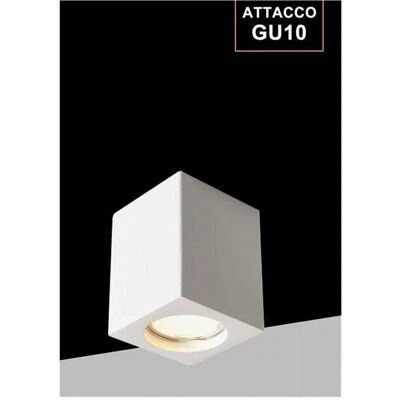 TRADE SHOP TRAESIO - GS-C90-Q - GU10 - Blanco - Luminaria de techo TRADE SHOP TRAESIO - GS-C90-Q - GU10 - Blanco - Luminaria de techo