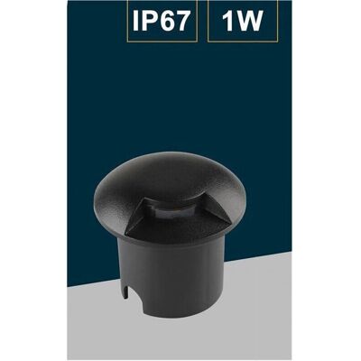 Trade Shop Traesio Faretto Calpestabile LED 1W - Blanco Natural - IP67 - Haz de 105° - Iluminación de senderos LED Trade Shop Traesio Faretto Calpestabile LED 1W - Blanco Natural - IP67 - Haz de 105° - Iluminación de senderos LED