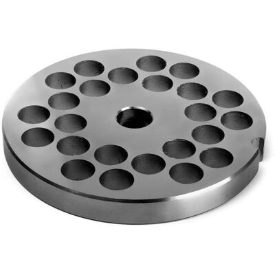 TRE SPADE - N.32 - Acciaio inox - fori da 12 mm - Piastra per tritacarne TRE SPADE - N.32 - Acciaio inox - fori da 12 mm - Piastra per tritacarne