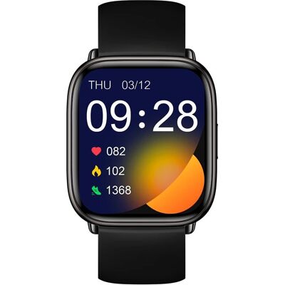 Smarty2.0 SW081A Montre connectée Unisexe - Rectangulaire - Étanche 5 ATM - Publicité Smarty2.0 SW081A Montre connectée Unisexe - Rectangulaire - Étanche 5 ATM - Publicité