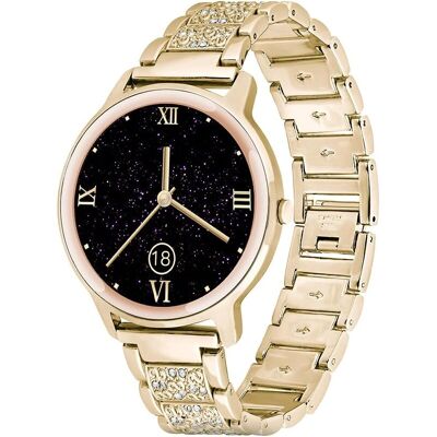 Montre Smarty Gold Connect SW018F - Smartwatch pour Femmes - Publicité Montre Smarty Gold Connect SW018F - Smartwatch pour Femmes - Publicité