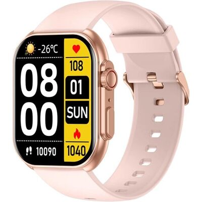 Smarty2.0 SW068A04 Montre connectée rose - Unisexe - Publicité Smarty2.0 SW068A04 Montre connectée rose - Unisexe - Publicité