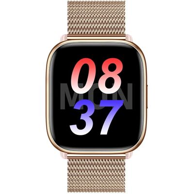 Smarty2.0 SW081G Unisex Smartwatch - Rechteckig - 5 ATM Smarty2.0 SW081G Unisex Smartwatch - Rechteckig - 5 ATM