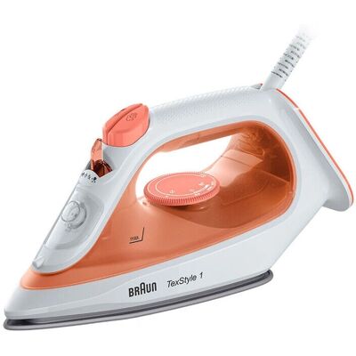 Braun SI1009OR - Portocaliu - Fier de călcat cu aburi Braun SI1009OR - Portocaliu - Fier de călcat cu aburi