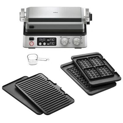 Braun MultiGrill 7 - Nerezová ocel a černá - Elektrický kontaktní gril Braun MultiGrill 7 - Nerezová ocel a černá - Elektrický kontaktní gril