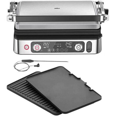 Braun MultiGrill9 Pro - Fekete, Rozsdamentes acél - Kontaktgrill Braun MultiGrill9 Pro - Fekete, Rozsdamentes acél - Kontaktgrill