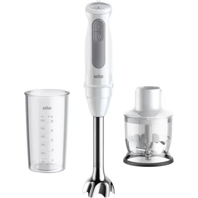 Ręczny blender Braun - MultiQuick MQ 50201 M - 21 Prędkości - Biały/Szary Ręczny blender Braun - MultiQuick MQ 50201 M - 21 Prędkości - Biały/Szary
