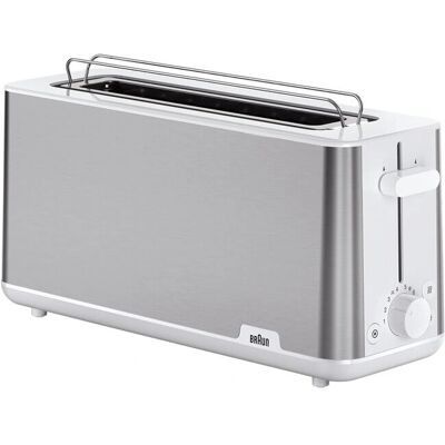 Braun HT 1610 WH - Argent - Grille-pain - Publicité Braun HT 1610 WH - Argent - Grille-pain - Publicité