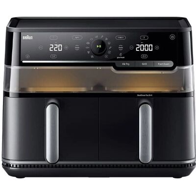Braun - TD5073IBK - 10 L - Preto - Air fryer Braun - TD5073IBK - 10 L - Preto - Air fryer