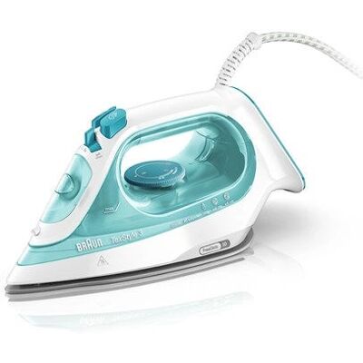 Braun SI3041GR - Turquesa, Branco - Ferro de passar a vapor Braun SI3041GR - Turquesa, Branco - Ferro de passar a vapor