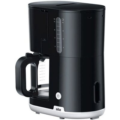 Braun KF1100BK - Musta/Valkoinen - Suodatinkahvinkeitin Braun KF1100BK - Musta/Valkoinen - Suodatinkahvinkeitin