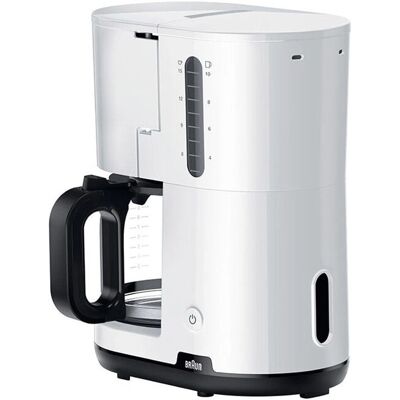 Braun KF1100 Blanco - Cafetera de Filtro 10 Tazas Braun KF1100 Blanco - Cafetera de Filtro 10 Tazas
