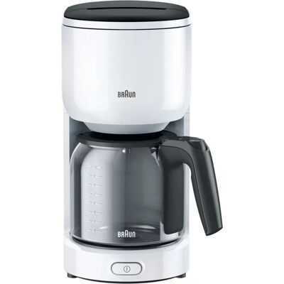Braun KF 3120 WH - Blanc - Cafetière à filtre - Publicité Braun KF 3120 WH - Blanc - Cafetière à filtre - Publicité
