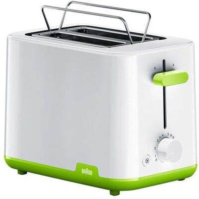 Braun HT1010GR - Zielony, Biały - Toster Braun HT1010GR - Zielony, Biały - Toster