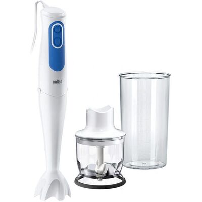 Braun MQ 3020 - Branco/Azul - Misturador de mão Braun MQ 3020 - Branco/Azul - Misturador de mão