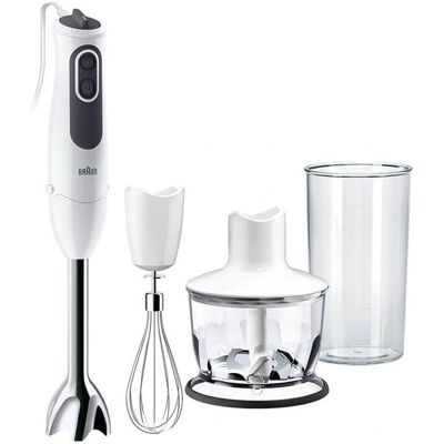 Braun Minipimer 3 Vario MQ3135 - Noir/Blanc - Mixeur à main - Publicité Braun Minipimer 3 Vario MQ3135 - Noir/Blanc - Mixeur à main - Publicité