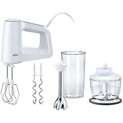 Braun HM 3107 WH - Blanc - Mixeur à main - Publicité Braun HM 3107 WH - Blanc - Mixeur à main - Publicité