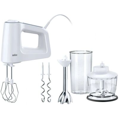 Braun MultiMix 3 HM 3137 WH - Blanc - Mixeur à main Braun MultiMix 3 HM 3137 WH - Blanc - Mixeur à main