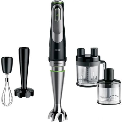 BRAUN MQ 9195XLI - Noir, Acier inoxydable - Mixeur plongeant BRAUN MQ 9195XLI - Noir, Acier inoxydable - Mixeur plongeant