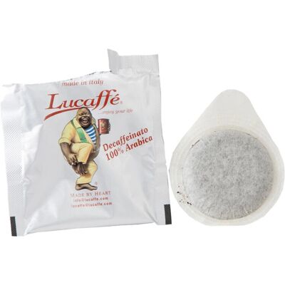 Capsules Arabica Decaffeinato Lucaffe - Café en capsules - Publicité Capsules Arabica Decaffeinato Lucaffe - Café en capsules - Publicité