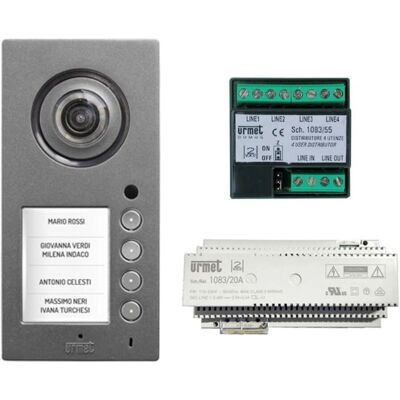 Sistema Video Citofono URMET 1784/700 - Fino a 4 utenti Sistema Video Citofono URMET 1784/700 - Fino a 4 utenti