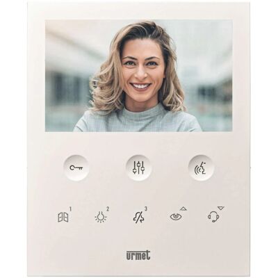 Urmet VOG5 Hvid 5" Farvet Touch Video Dørtelefon Urmet VOG5 Hvid 5" Farvet Touch Video Dørtelefon