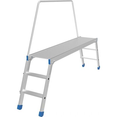 Plataforma de aluminio Step 40 de Marchetti - 2 peldaños - Soporta 2 usuarios Plataforma de aluminio Step 40 de Marchetti - 2 peldaños - Soporta 2 usuarios
