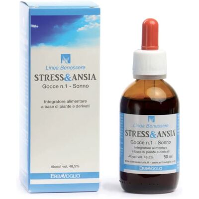 Gotas de Estrés y Ansiedad de Erbavoglio 50ml - Suplemento herbal Gotas de Estrés y Ansiedad de Erbavoglio 50ml - Suplemento herbal