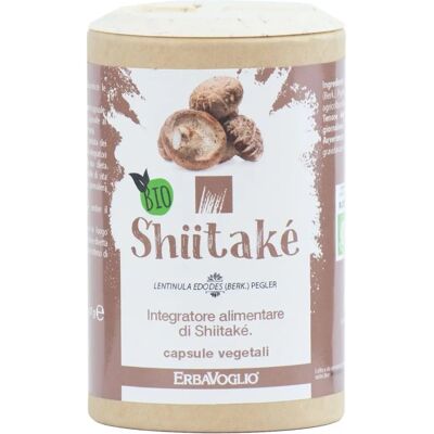 Suplemento Orgánico de Shiitake Erbavoglio - 90 Cápsulas Vegetarianas Suplemento Orgánico de Shiitake Erbavoglio - 90 Cápsulas Vegetarianas