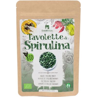 Tabletas de espirulina orgánica - Suplemento dietético Tabletas de espirulina orgánica - Suplemento dietético