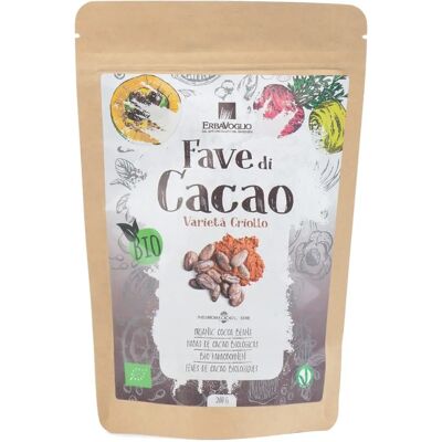 Erbavoglio Production SRL Fave di cacao biologiche 200g - Cacao Fave Erbavoglio Production SRL Fave di cacao biologiche 200g - Cacao Fave