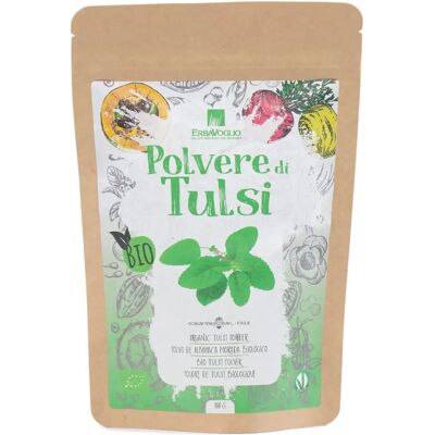 Erbavoglio Polvere di Tulsi Bio - Integratore Erboristico Ayurveda Erbavoglio Polvere di Tulsi Bio - Integratore Erboristico Ayurveda