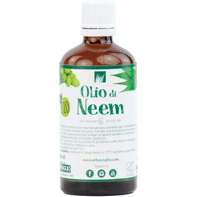 Olio di Neem Biologico Erbavoglio - 100ml - Cura di Pelle e Capelli Olio di Neem Biologico Erbavoglio - 100ml - Cura di Pelle e Capelli