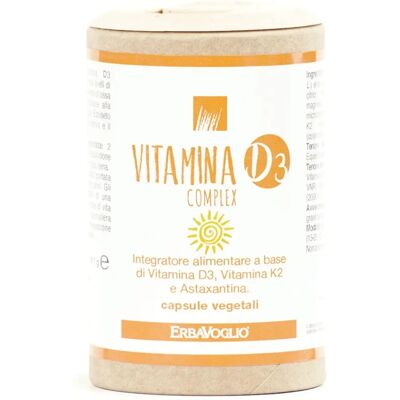 Complejo de Vitamina D3 Erbavoglio - Salud Ósea Complejo de Vitamina D3 Erbavoglio - Salud Ósea
