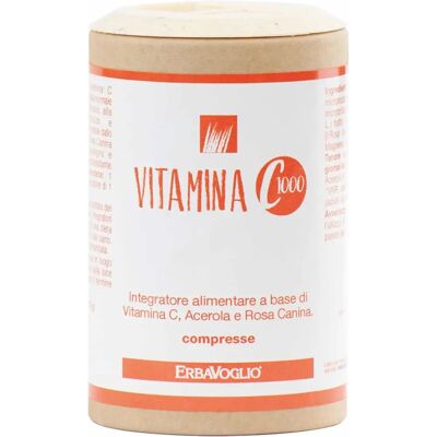 Erbavoglio Vitamina C 1000 - Integratore per immunità - 60 compresse Erbavoglio Vitamina C 1000 - Integratore per immunità - 60 compresse