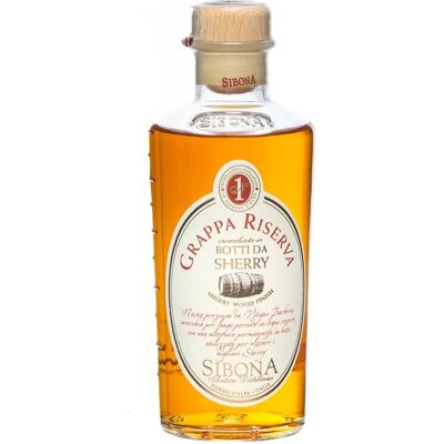 Sibona Modell Sherry Barbera Spirit - Luxus gereift in Fässern Sibona Modell Sherry Barbera Spirit - Luxus gereift in Fässern