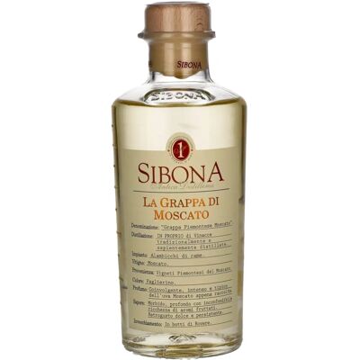 Sibona La Grappa di MOSCATO - Grappa - Italien Sibona La Grappa di MOSCATO - Grappa - Italien