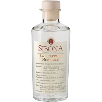 Sibona Nebbiolo Grappa - Blumig, Intensiv & Kristallklar - Piemont Sibona Nebbiolo Grappa - Blumig, Intensiv & Kristallklar - Piemont