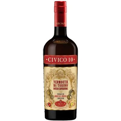 Sibona Civico 10 Vermouth di Torino Rosso Superiore - Vermouth Sibona Civico 10 Vermouth di Torino Rosso Superiore - Vermouth