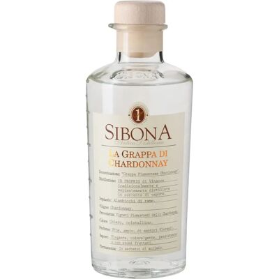 Sibona Chardonnay Grappa - Kristalheldere Bloemige en Fruitige Spirit - Piemonte Sibona Chardonnay Grappa - Kristalheldere Bloemige en Fruitige Spirit - Piemonte