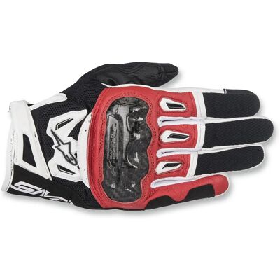 Alpinestars SMX-2 Air Carbon V2 Motorcycle Gloves - Black/Red/White Alpinestars SMX-2 Air Carbon V2 Motorcycle Gloves - Black/Red/White