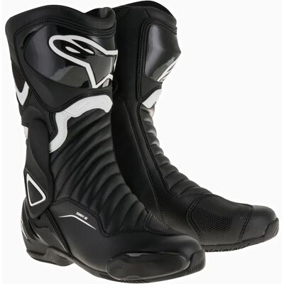 Botas de Motocicleta Alpinestars SMX-6 V2 - Negro Blanco - Ropa Protectora de Motocicleta Botas de Motocicleta Alpinestars SMX-6 V2 - Negro Blanco - Ropa Protectora de Motocicleta