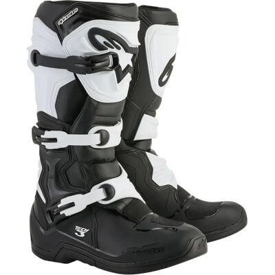 Botas Alpinestars Tech 3 - blanco/negro Botas Alpinestars Tech 3 - blanco/negro