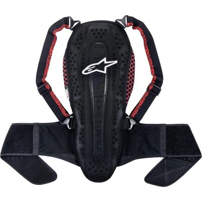 Alpinestars Nucleon KR-2 Rugbeschermer - Lichtgewicht, CE Level 2, Zwart/Rood Alpinestars Nucleon KR-2 Rugbeschermer - Lichtgewicht, CE Level 2, Zwart/Rood