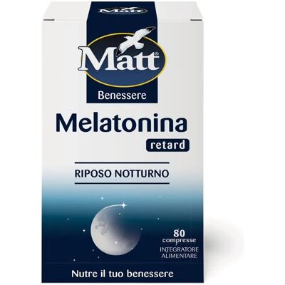 A&D SPA GRUPPO ALIMENTARE DIET Matt Benessere Melatonina Retard - Integratore alimentare A&D SPA GRUPPO ALIMENTARE DIET Matt Benessere Melatonina Retard - Integratore alimentare